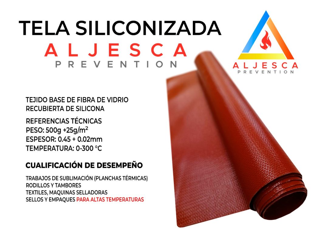 tela siliconada con certificacion pemex